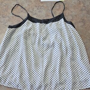 Polka Dot Spaghetti Strap Top